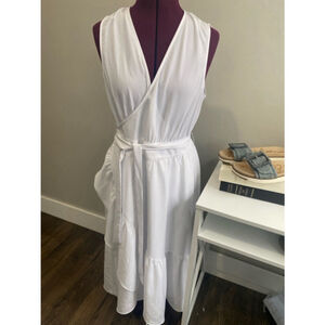 Who What Wear Wrap Dress Spring Medium